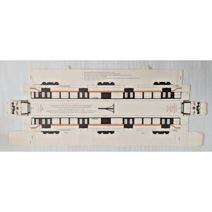Metro Link Light Rail Vehicle Train Paper Model